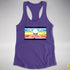 Queer Pride Pirate Flag Racerback Tank - Purple